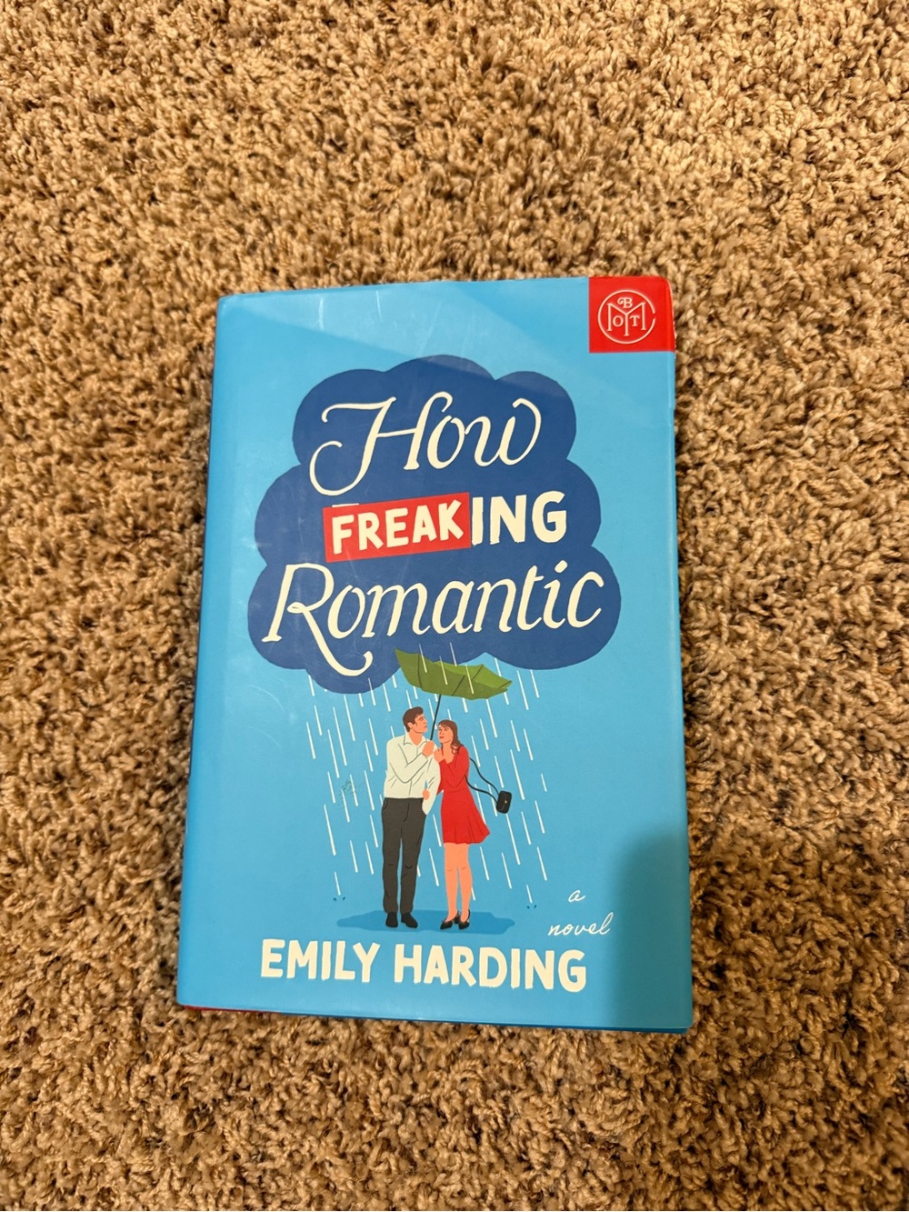 How Freaking Romantic by Emily Harding - Bright Blue Hardcover